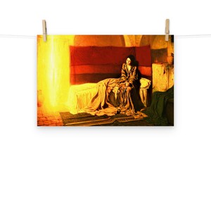 The Annunciation by Henry Ossawa Tanner Matte Poster