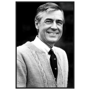 Fred Rogers Framed Poster