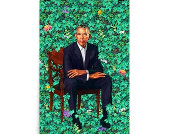 President Barack Obama by Kehinde Wiley Poster