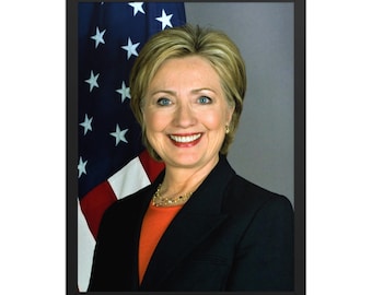 Hillary Clinton Official Portrait Framed Poster