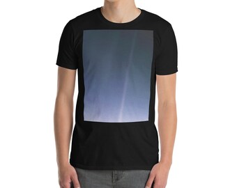 Camiseta de lunares azul pálido