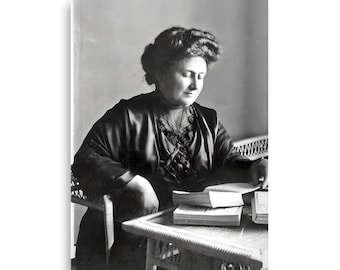 Maria Montessori Matte Poster