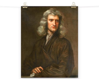 Cartel mate de Sir Isaac Newton