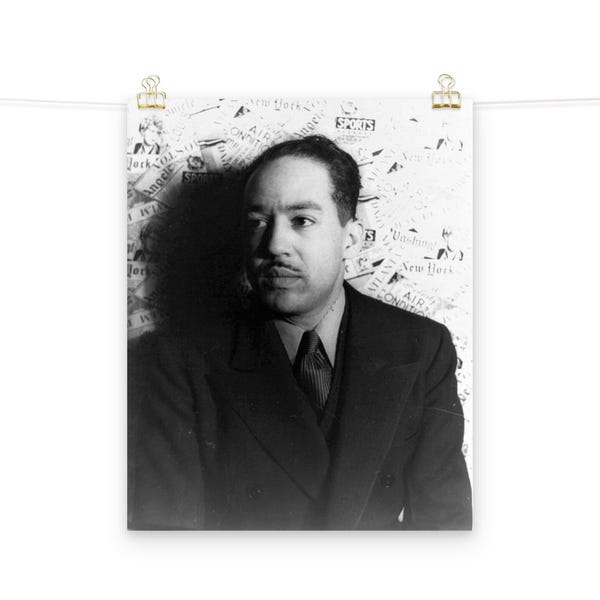 Poster opaco di Langston Hughes