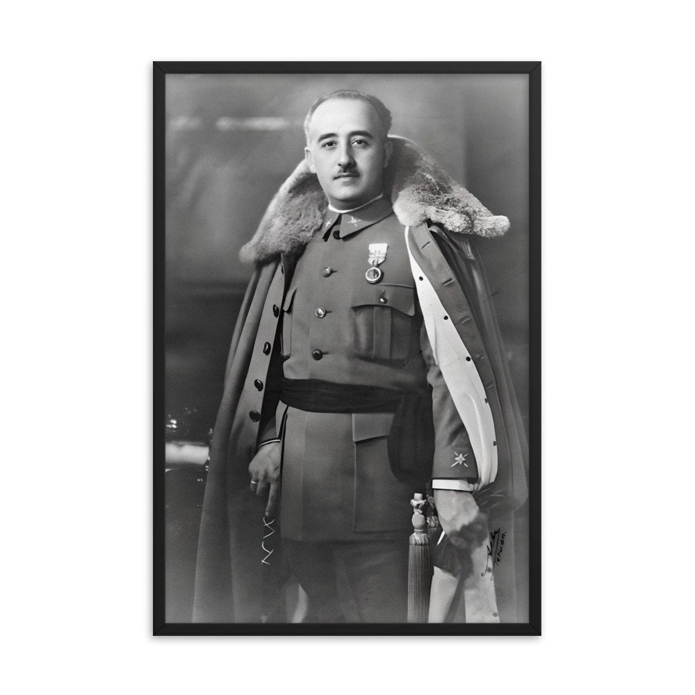 Francisco Franco Framed Poster