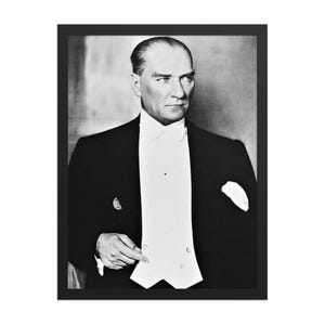 Mustafa Kemal Atatürk Framed Poster