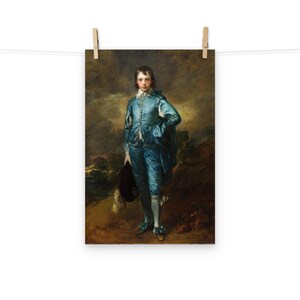 The Blue Boy by Thomas Gainsborough Matte Poster
