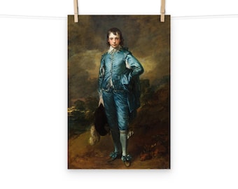 The Blue Boy by Thomas Gainsborough Matte Poster