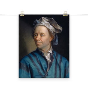 Leonhard Euler Matte Poster