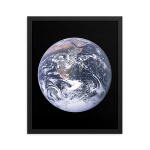 Blue Marble Framed Poster