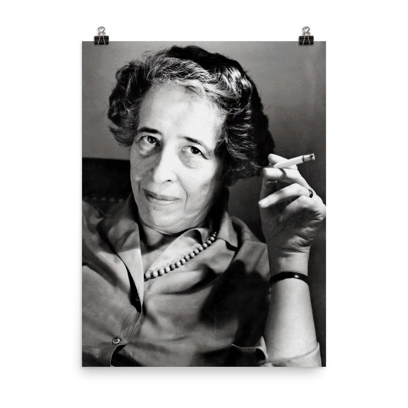 Hannah Arendt Matte Poster