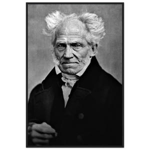 Arthur Schopenhauer Framed Poster
