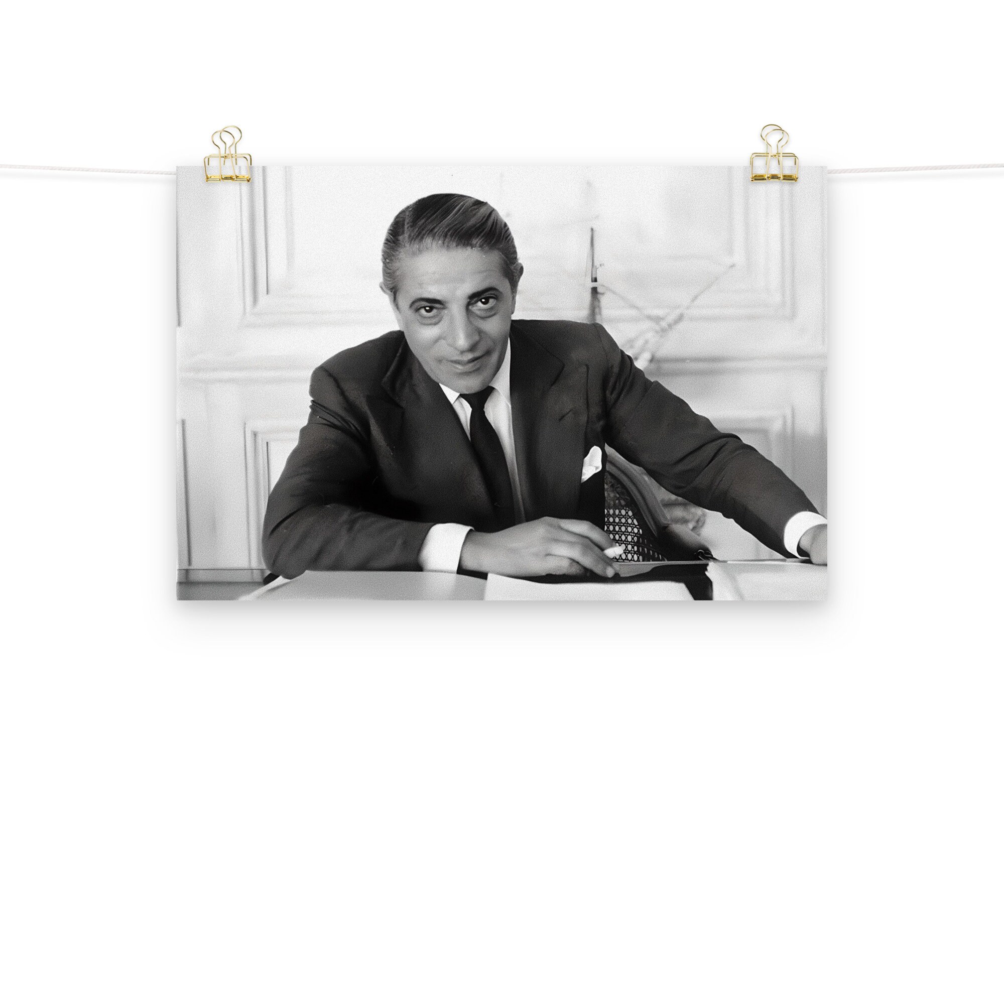 Aristotle Onassis Matte Poster - Etsy