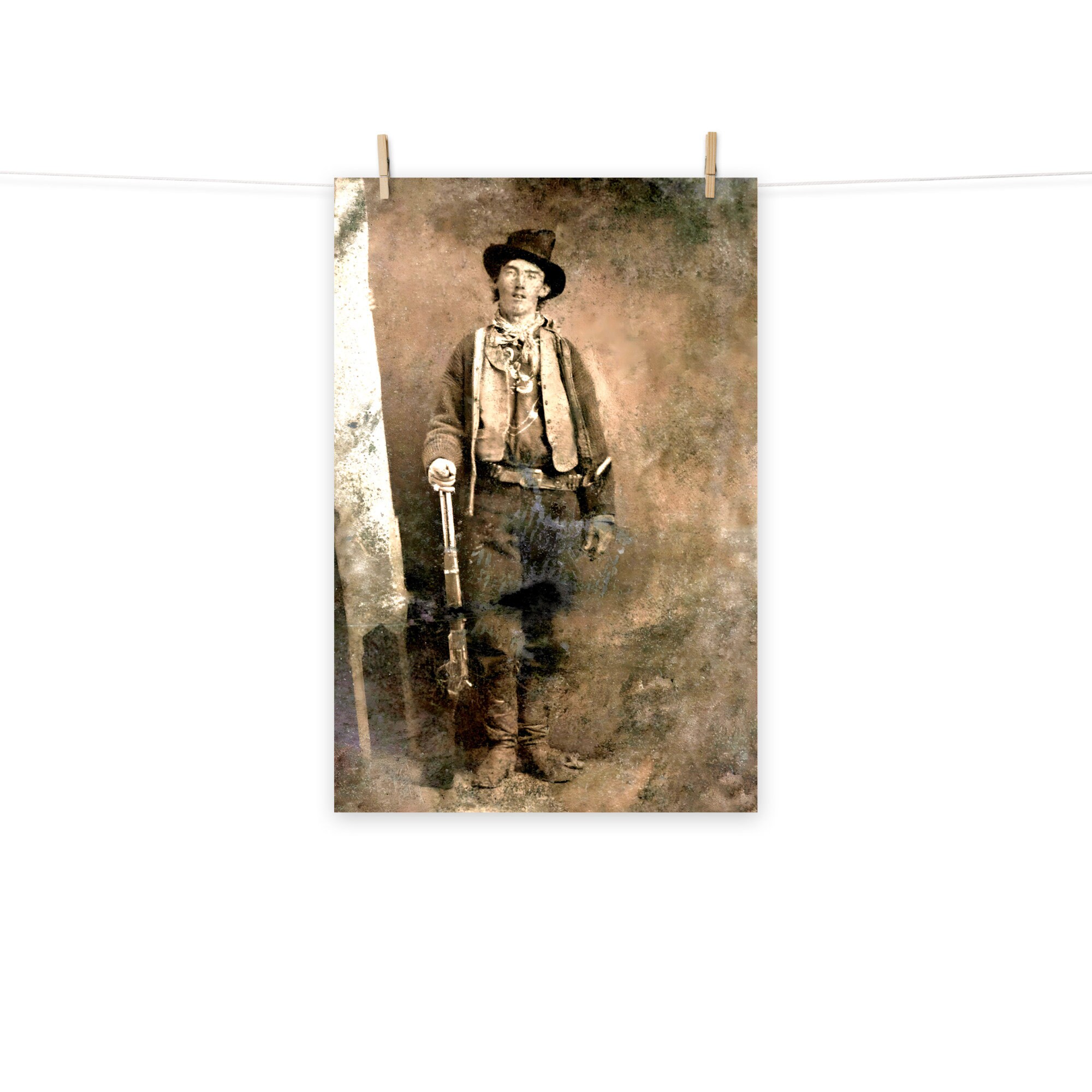 Billy the Kid Matte Poster - Etsy