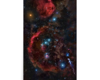 Orion Constellation Matte Poster