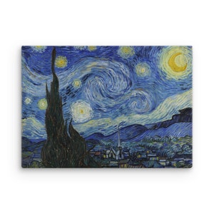 Leinwandposter „Die Sternennacht“ von Vincent Van Gogh