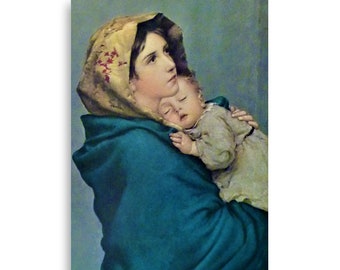 Póster mate La Virgen de la Calle de Roberto Ferruzzi