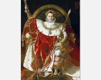 ジャン・オーギュスト・ドミニク・アングル「皇帝の玉座に座る