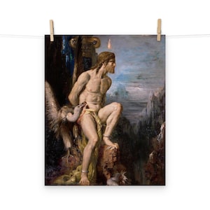 Prometheus by Gustave Moreau Matte Poster