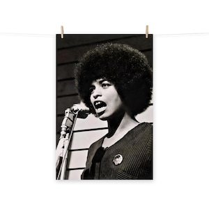 Angela Davis Matte Poster