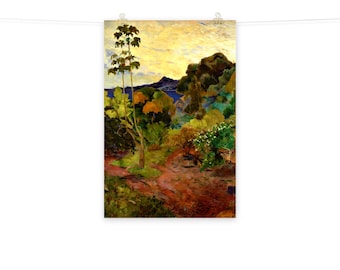 Martinique Landscape by Paul Gauguin Matte Poster