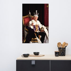 King Charles III Official Coronation Photo Matte Poster