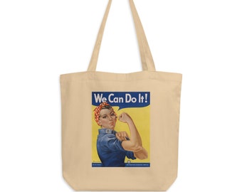 We Can Do It! (Rosie the Riveter) Eco Tote Bag