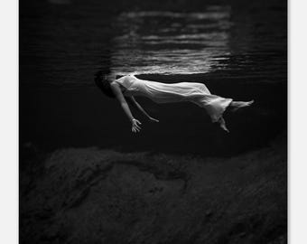 Lady in Water 1947 H Photo Print, Weeki Wachee Spring, Florida