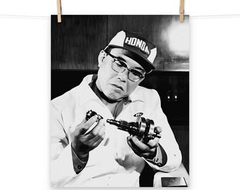 Soichiro Honda Matte Poster