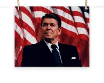 Póster mate de Ronald Reagan