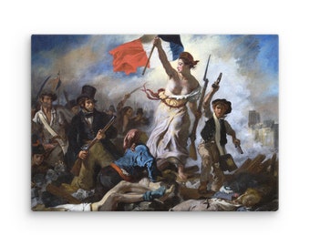 自由の女神/絵画/ジェーン・ボーデン 民衆を導く自由の女神 ウジェーヌ・ドラクロワ作 キャンバス