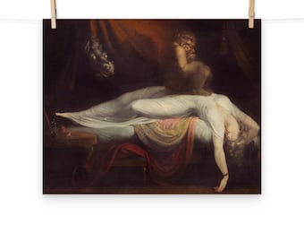 The Nightmare by Henry Fuseli Matte Poster