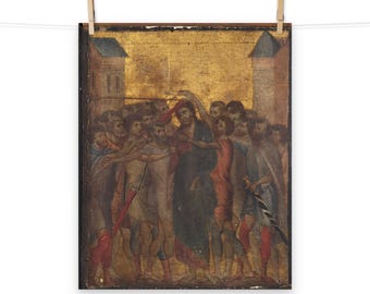 The Mocking of Christ by Cimabue Matte Poster