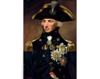 ホレーショ・ネルソン提督 1700年代 肖像画 航海画 - トラファルガーの