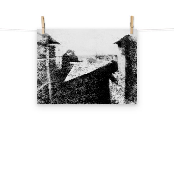 The First Photo Ever Taken (view From the Window at Le Gras) Matte