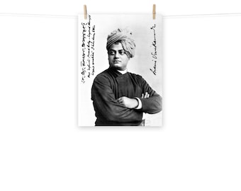 Matte poster Swami Vivekananda