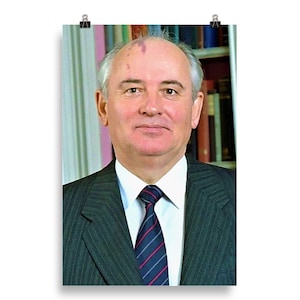Mikhail Gorbachev Matte Poster