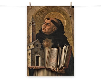 St. Thomas Aquinas Matte Poster