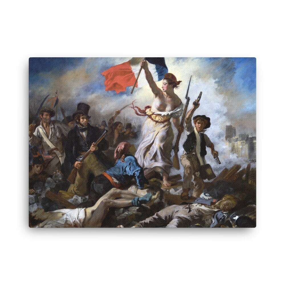 取置品2653 マダガスカル フランス革命200年 民衆を導く自由の女神 高額面 ウジェーヌ・ドラクロワ - 民衆を導く自由の女神（1830年