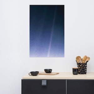 Pale Blue Dot Matte Poster