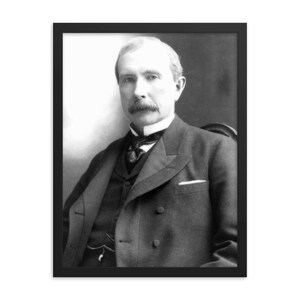John D. Rockefeller Framed Poster