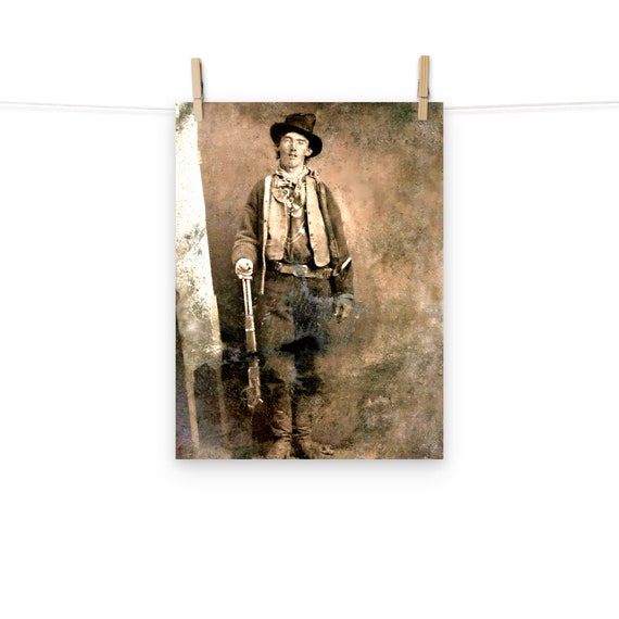Billy the Kid Matte Poster - Etsy