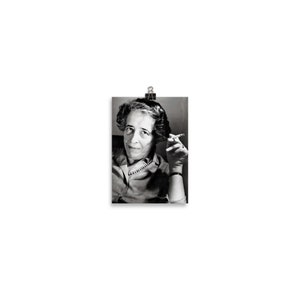 Hannah Arendt Matte Poster