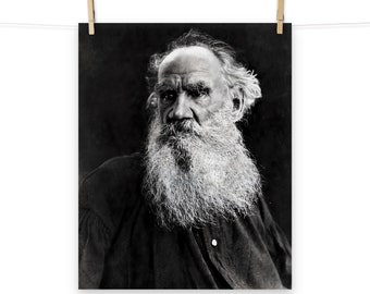 Leo Tolstoy Matte Poster