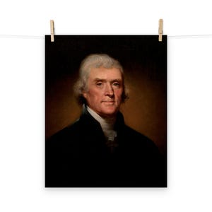 Thomas Jefferson Matte Poster