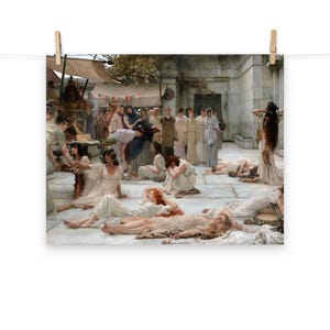 Women Of Amphissa by Lawrence Alma Tadema Matte Poster