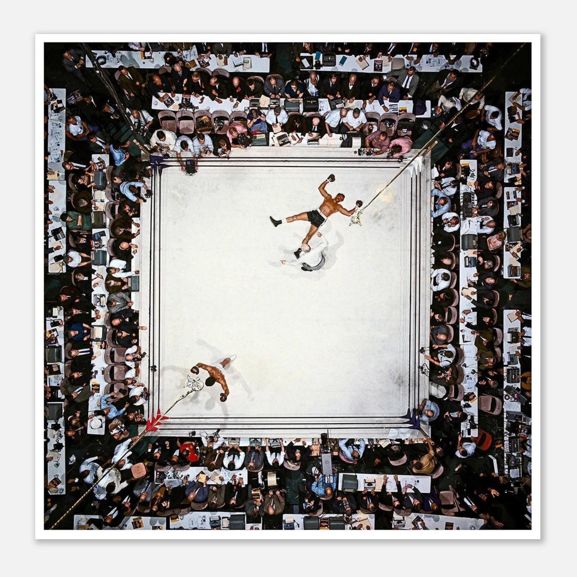 Tableau Mural Mohamed Ali - Impression Giclée Sur Toile - Multiple Tailles - Encadré Prêt à Accrocher - Artist BOLD BLOC