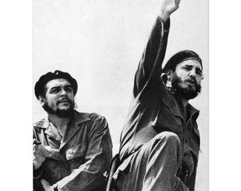 Che Guevara & Fidel Castro (1961) Print Poster Picture Gift in