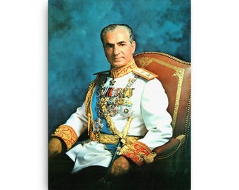 Mohammad Reza Pahlavi Canvas