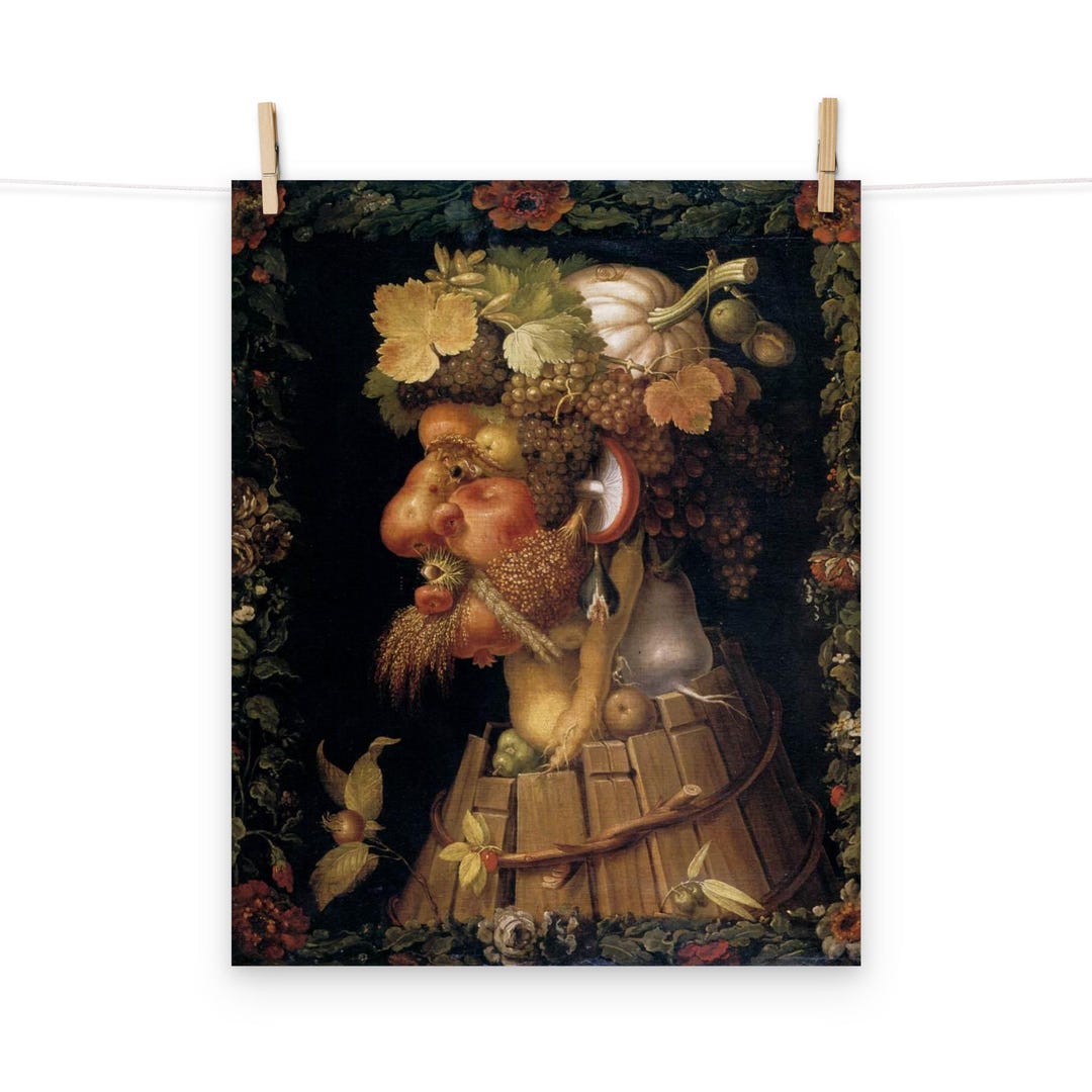 Autumn by Giuseppe Arcimboldo Matte Poster - Etsy